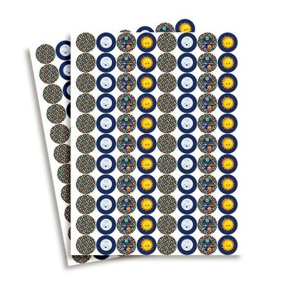 AmandaCreation Outer Space Kiss Stickers 324pcs. Image 2