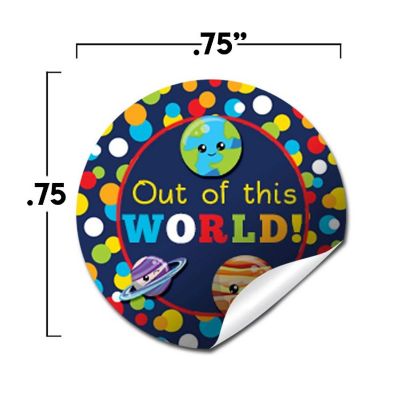 AmandaCreation Outer Space Kiss Stickers 324pcs. Image 3