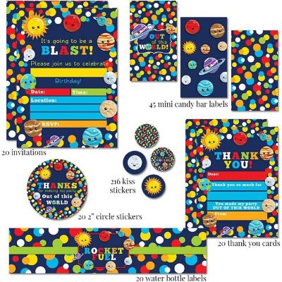 AmandaCreation Outer Space Party Bundle 381pc. Image 1