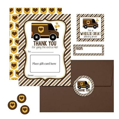 AmandaCreation Package Delivery Driver Gift Card Holder 36pc. Image 1