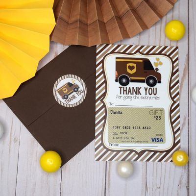 AmandaCreation Package Delivery Driver Gift Card Holder 36pc. Image 2