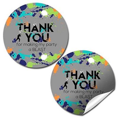 AmandaCreation Paintball Envelope Seals 40pc. Image 1