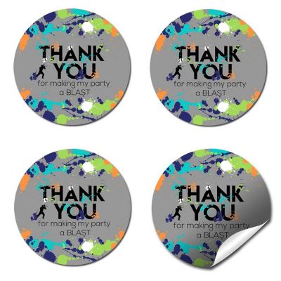 AmandaCreation Paintball Envelope Seals 40pc. Image 1