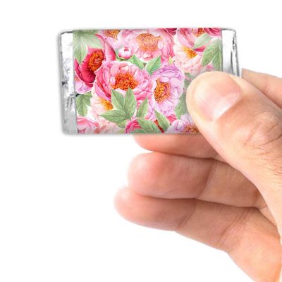AmandaCreation Pink and Navy Mini Candybar Wrappers 45pc. Image 2
