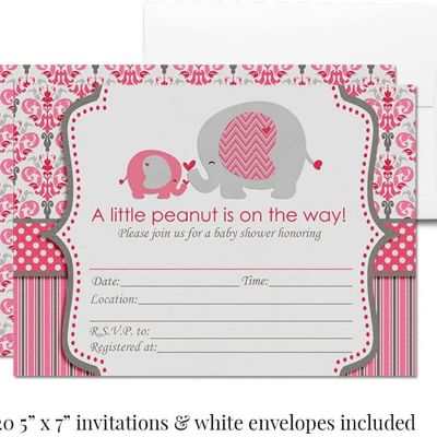 AmandaCreation Pink Elephant Party Bundle 381pc. Image 3