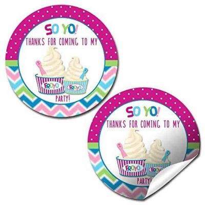 AmandaCreation Pink Froyo Envelope Seals 40pc. Image 1