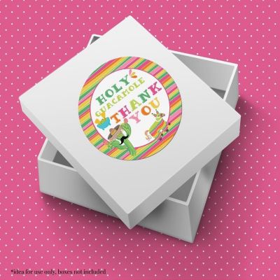 AmandaCreation Pink Holy Guacamole Envelope Seals 40pc. Image 2