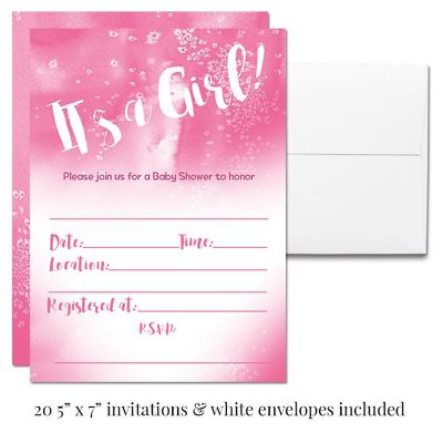 AmandaCreation Pink Watercolor Party Bundle 381pc. Image 3