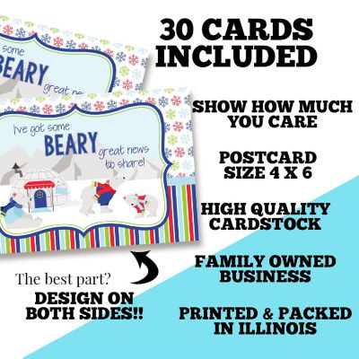 AmandaCreation Polar Bear Teacher Mail for Students 30pc. Image 3