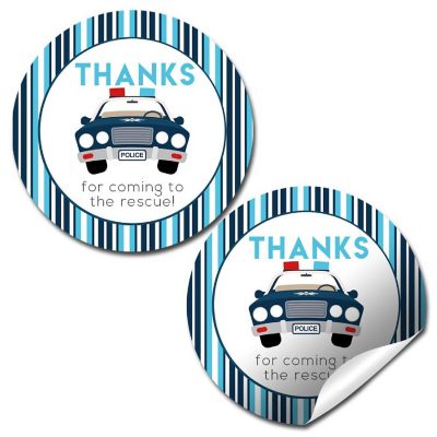 AmandaCreation Police Envelope Seals 40pc. Image 1