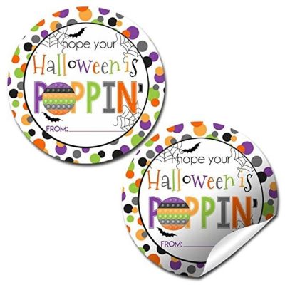 AmandaCreation Pop It Halloween Envelope Seals 40pc. Image 1
