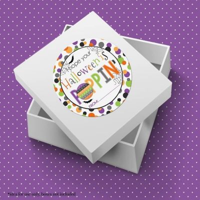 AmandaCreation Pop It Halloween Envelope Seals 40pc. Image 1