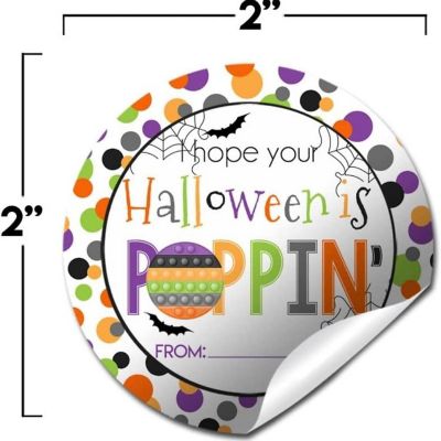 AmandaCreation Pop It Halloween Envelope Seals 40pc. Image 2