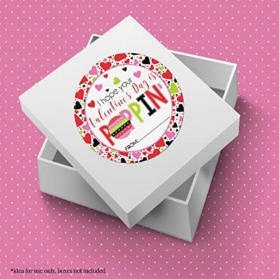 AmandaCreation Pop It Valentine Envelope Seals 40pc. Image 1