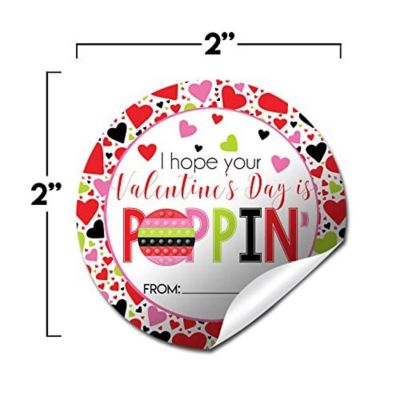 AmandaCreation Pop It Valentine Envelope Seals 40pc. Image 2