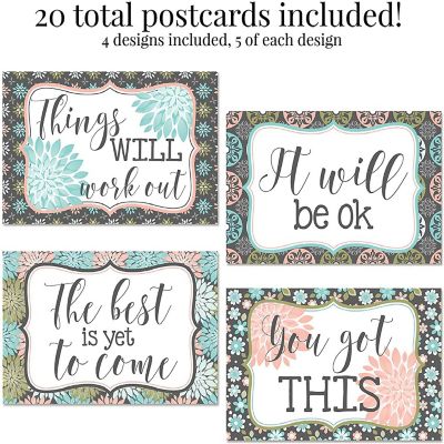 AmandaCreation Positive Thinking Postcards 20pc. Image 1