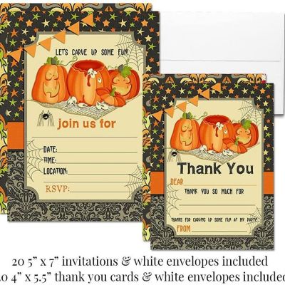 AmandaCreation Pumpkin Carving Party Bundle 381pc. Image 3