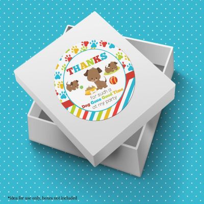 AmandaCreation Puppy Dog Envelope Seals 40pc. Image 2