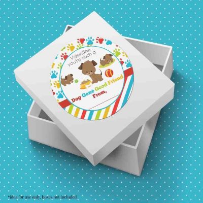 AmandaCreation Puppy Paw Envelope Seals 40pc. Image 3