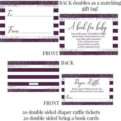 AmandaCreation Purple &amp; Silver Party Bundle 381pc. Image 2
