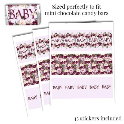 AmandaCreation Purple Peony Floral Sticker Bundle 429pc. Image 2