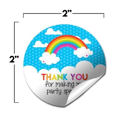 AmandaCreation Rainbow Envelope Seals 40pc. Image 1