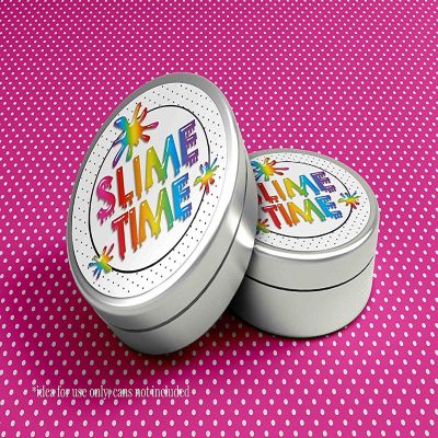 AmandaCreation Rainbow Slime Time Envelope Seals 40pcs. Image 2