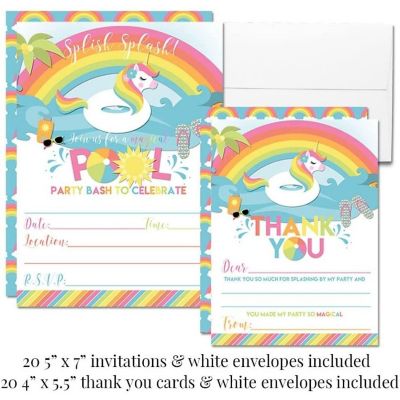AmandaCreation Rainbow Unicorn Party Bundle 381pc. Image 3