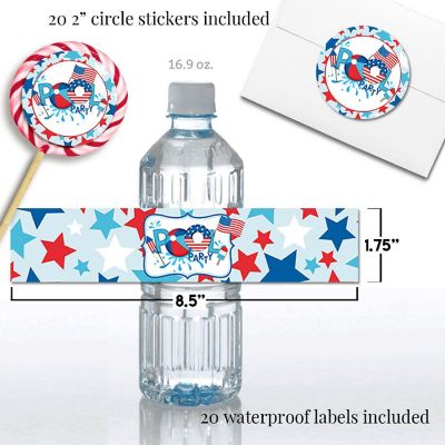AmandaCreation Red, White &amp; Pool Party Party Bundle 381pc. Image 1