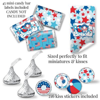 AmandaCreation Red, White &amp; Pool Party Party Bundle 381pc. Image 2