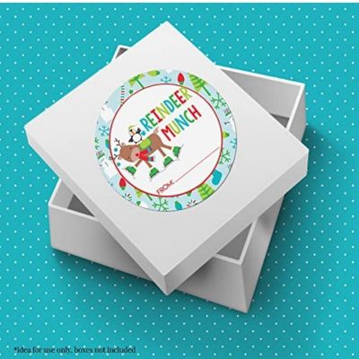 AmandaCreation Reindeer Munch Gift Tag 40pc. Image 2