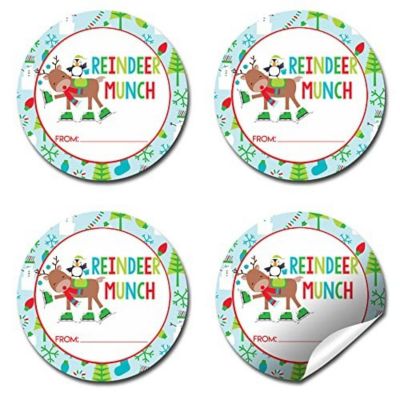 AmandaCreation Reindeer Munch Gift Tag 40pc. Image 3