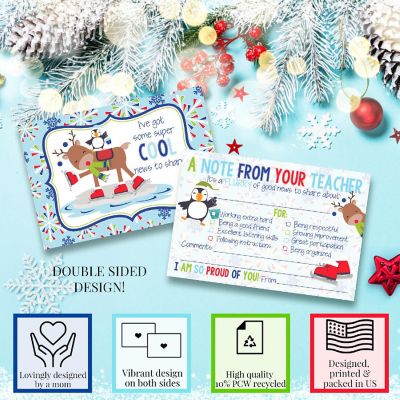 AmandaCreation Reindeer Teacher Mail for Students 30pc. Image 1