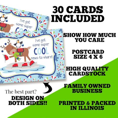 AmandaCreation Reindeer Teacher Mail for Students 30pc. Image 3