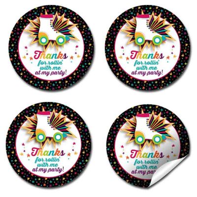 AmandaCreation Roller Skating Burst Envelope Seals 40pc. Image 2