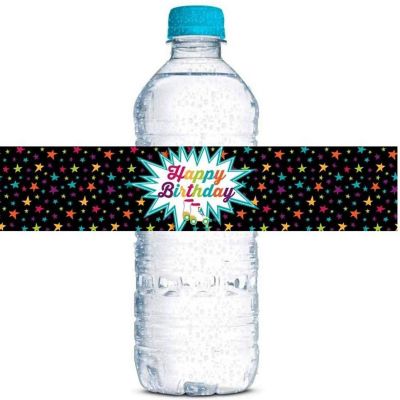 AmandaCreation Roller Skating Water Bottle Wrappers 20pcs. Image 1