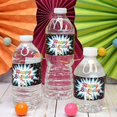 AmandaCreation Roller Skating Water Bottle Wrappers 20pcs. Image 1