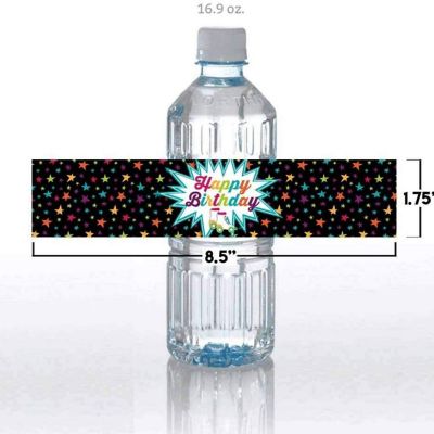 AmandaCreation Roller Skating Water Bottle Wrappers 20pcs. Image 3