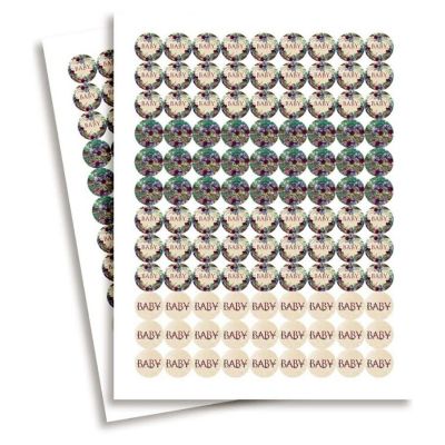 AmandaCreation Rustic Boho Kiss Stickers 324pcs. Image 3