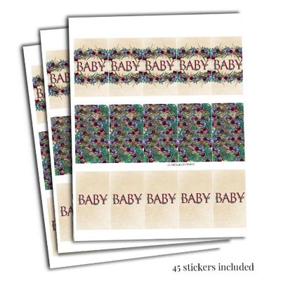 AmandaCreation Rustic Boho Mini Candybar Wrappers 45pcs Image 3
