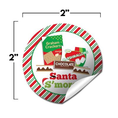 AmandaCreation Santa S'more Gift Tag 40pc. Image 1