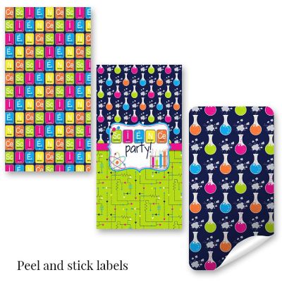 AmandaCreation Science Birthday Mini Candybar Wrappers 45pcs. Image 3