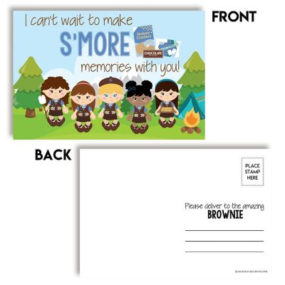AmandaCreation Scouting Friends Brownie Postcards 20pc Image 1