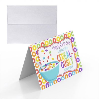 AmandaCreation Seriously Awesome Greeting Card 2pc. Image 1