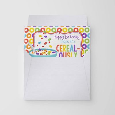 AmandaCreation Seriously Awesome Greeting Card 2pc. Image 1