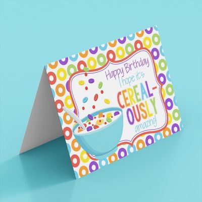 AmandaCreation Seriously Awesome Greeting Card 2pc. Image 2