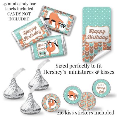 AmandaCreation Silly Sloth Party Bundle 381pc. Image 1