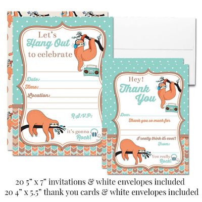 AmandaCreation Silly Sloth Party Bundle 381pc. Image 2