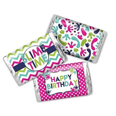 AmandaCreation Slime Time Mini Candybar Wrappers 45pc. Image 1
