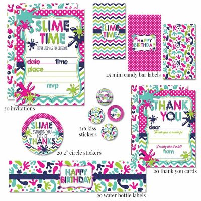 AmandaCreation Slime Time Party Bundle 381pc. Image 3